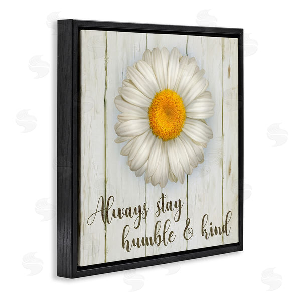 Stupell Industries Ziwei Li | Always Stay Humble Daisy