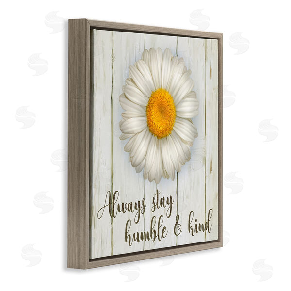 Stupell Industries Ziwei Li | Always Stay Humble Daisy