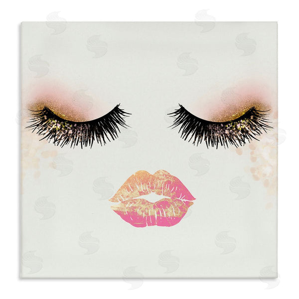 stupell industries Ziwei Li | Babe Face Sparkling Glamorous Fashion Mascara Makeup Wall Art