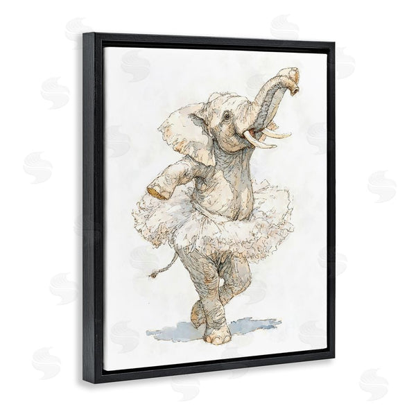 Stupell Industries Ziwei Li | Ballet Elephant Tutu Wall Art