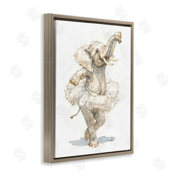 Stupell Industries Ziwei Li | Ballet Elephant Tutu Wall Art