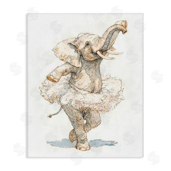 stupell industries Ziwei Li | Ballet Elephant Tutu Wall Art