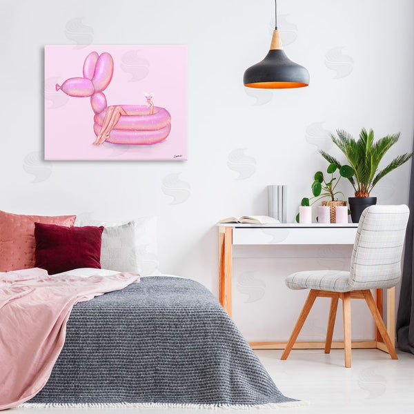 Stupell Industries Ziwei Li | Balloon Animal Pool Wall Art
