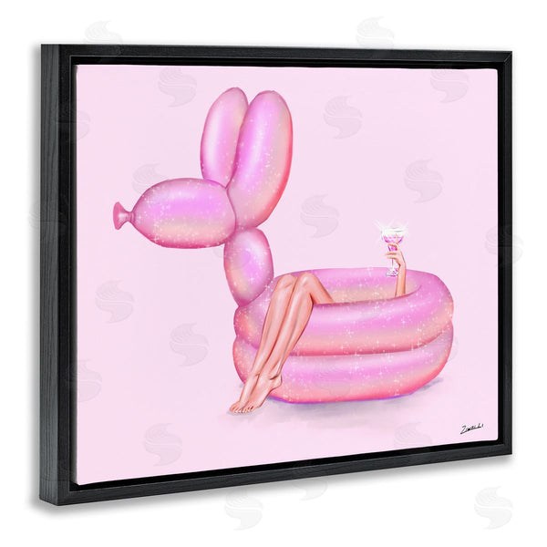 Stupell Industries Ziwei Li | Balloon Animal Pool Wall Art