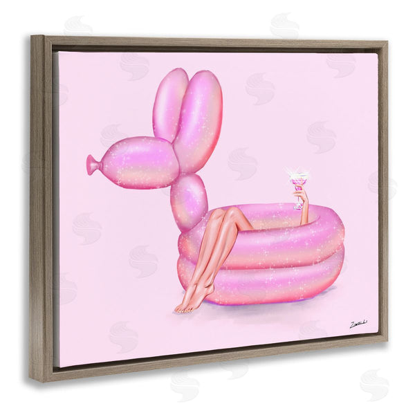 Stupell Industries Ziwei Li | Balloon Animal Pool Wall Art