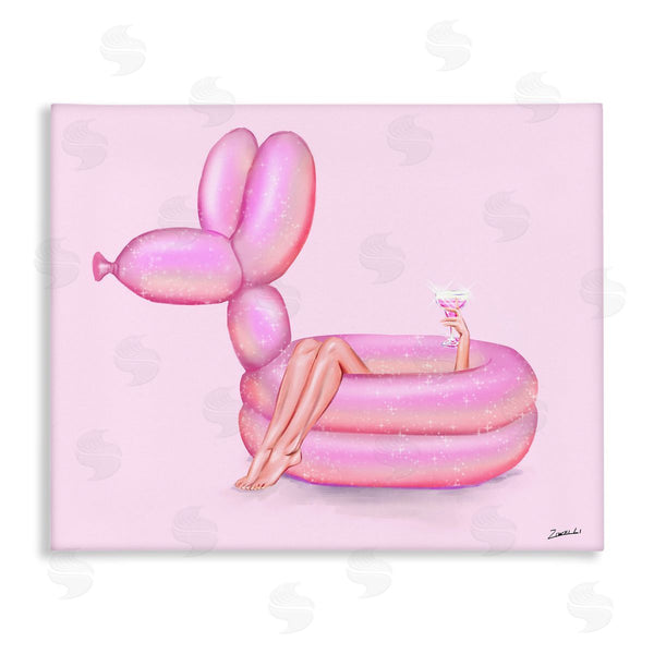 stupell industries Ziwei Li | Balloon Animal Pool Wall Art