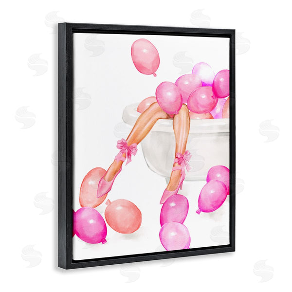 Stupell Industries Ziwei Li | Balloon Bath With Glam Heels