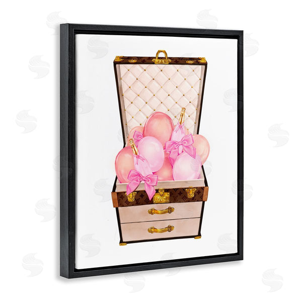 Stupell Industries Ziwei Li | Balloon & Champagne Filled Trunk