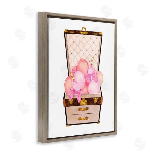 Stupell Industries Ziwei Li | Balloon & Champagne Filled Trunk