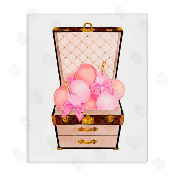 stupell industries Ziwei Li | Balloon & Champagne Filled Trunk