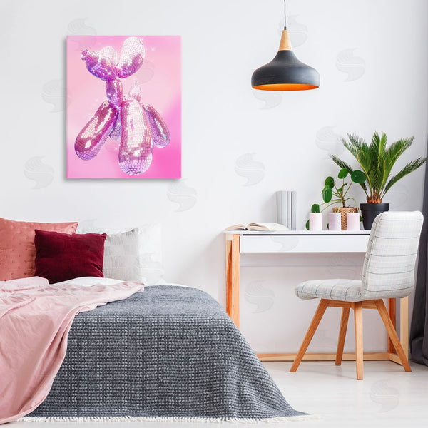 Stupell Industries Ziwei Li | Balloon Dog Disco Ball Wall Art