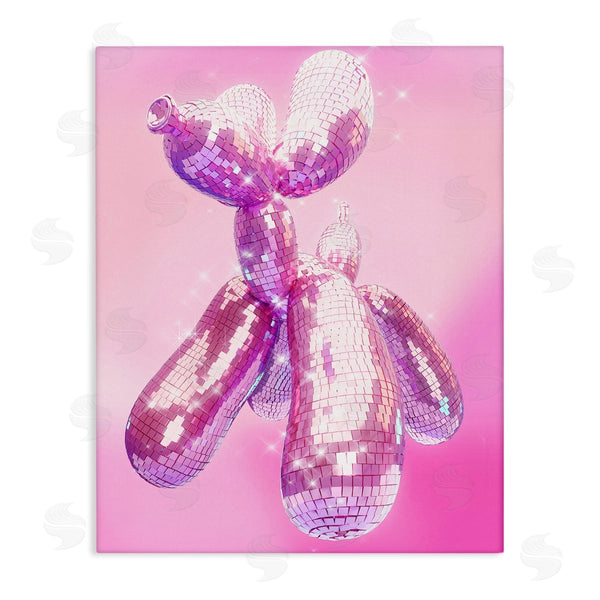 stupell industries Ziwei Li | Balloon Dog Disco Ball Wall Art