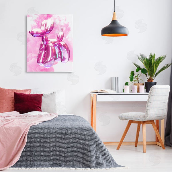 Stupell Industries Ziwei Li | Balloon Dog With Sparkle Wall Art