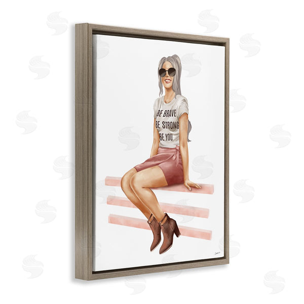 Stupell Industries Ziwei Li | Be You Inspirational Female Fashionista