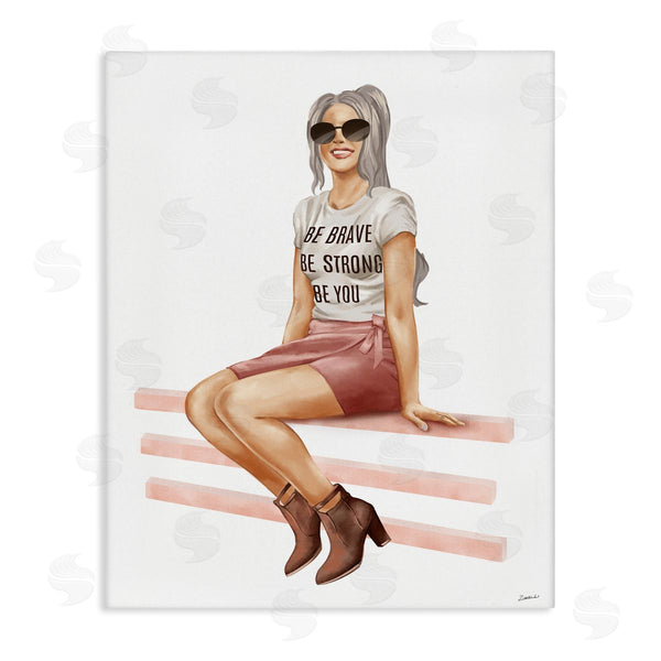 stupell industries Ziwei Li | Be You Inspirational Female Fashionista