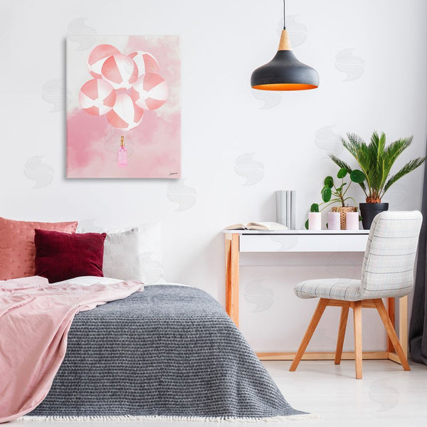 Stupell Industries Ziwei Li | Beach Ball Balloons & Champagne Wall Art