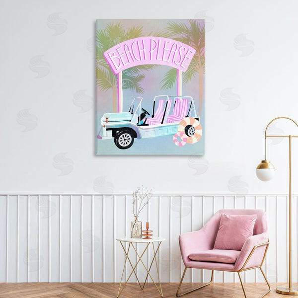 Stupell Industries Ziwei Li | Beach Please Summer Car