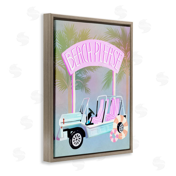 Stupell Industries Ziwei Li | Beach Please Summer Car