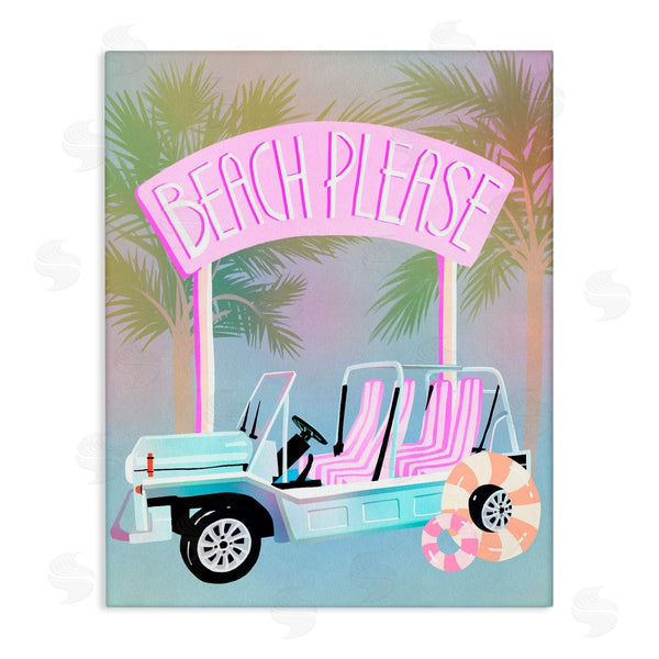 stupell industries Ziwei Li | Beach Please Summer Car