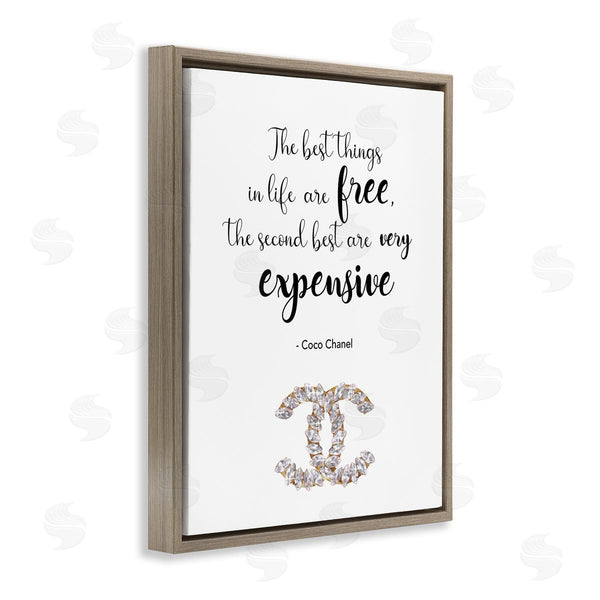 Stupell Industries Ziwei Li | Best Things In Life Fashion Phrase