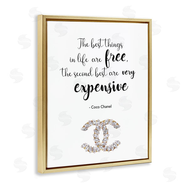 Stupell Industries Ziwei Li | Best Things In Life Fashion Phrase