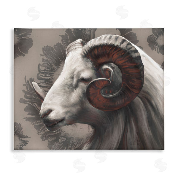 stupell industries Ziwei Li | Big Horn Ram Portrait Abstract