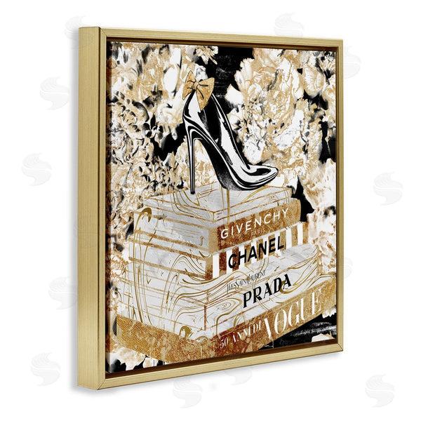 Stupell Industries Ziwei Li | Black Heels On Golden Books