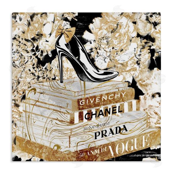 stupell industries Ziwei Li | Black Heels on Golden Books