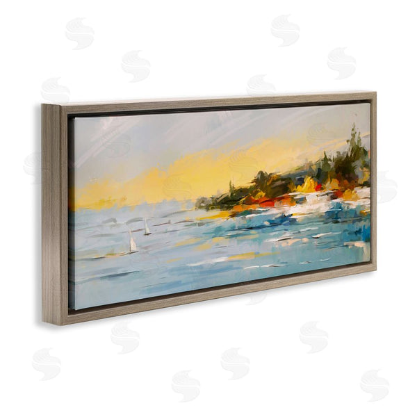 Stupell Industries Ziwei Li | Boats Ocean Scenery Wall Art