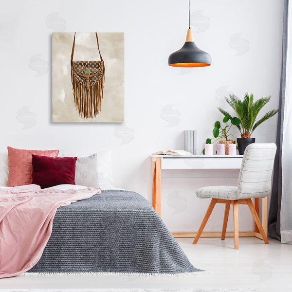 Stupell Industries Ziwei Li | Boho Designer Purse Wall Art
