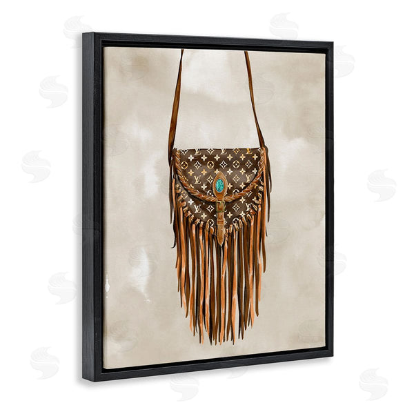 Stupell Industries Ziwei Li | Boho Designer Purse Wall Art