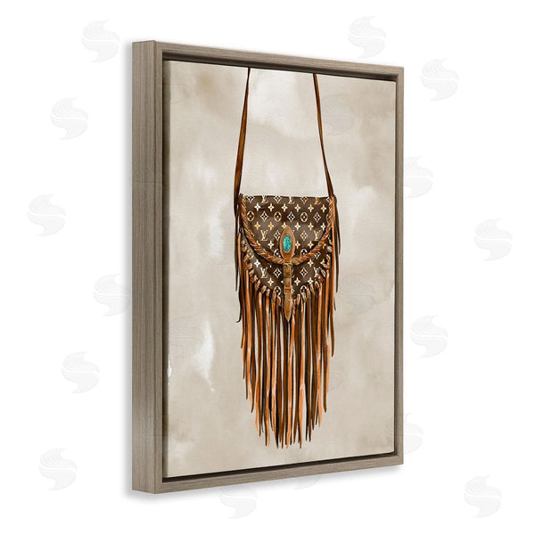 Stupell Industries Ziwei Li | Boho Designer Purse Wall Art