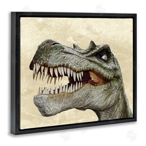 Stupell Industries Ziwei Li | Bold T-Rex Dinosaur Portrait