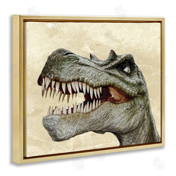 Stupell Industries Ziwei Li | Bold T-Rex Dinosaur Portrait