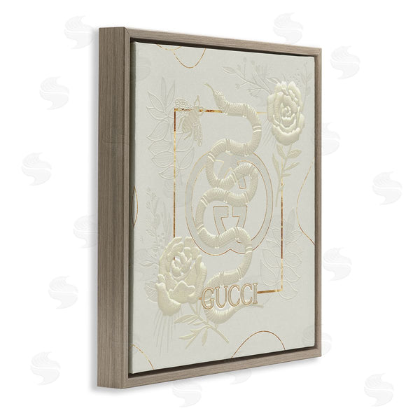 Stupell Industries Ziwei Li | Bright Fashion Brand Snake Floral