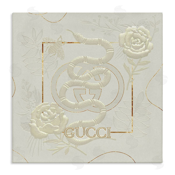 stupell industries Ziwei Li | Bright Fashion Brand Snake Floral