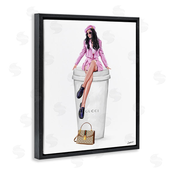 Stupell Industries Ziwei Li | Brunch Coffee Fashionista Wall Art