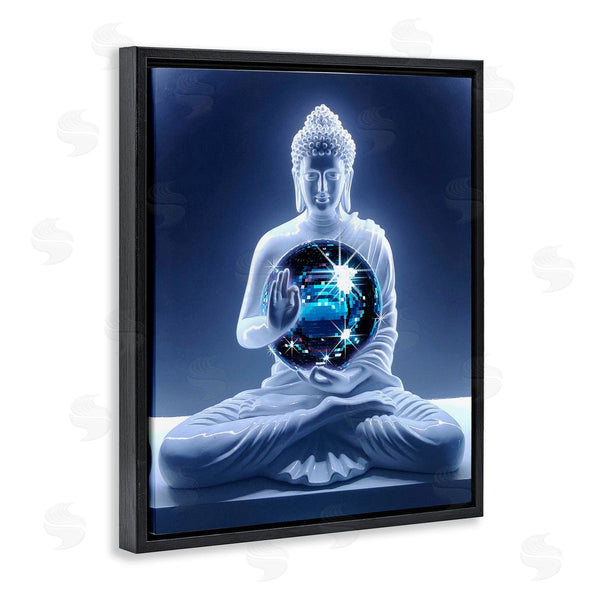 Stupell Industries Ziwei Li | Buddha With Disco Ball Wall Art