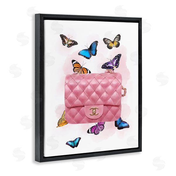 Stupell Industries Ziwei Li | Butterflies And Pink Clutch