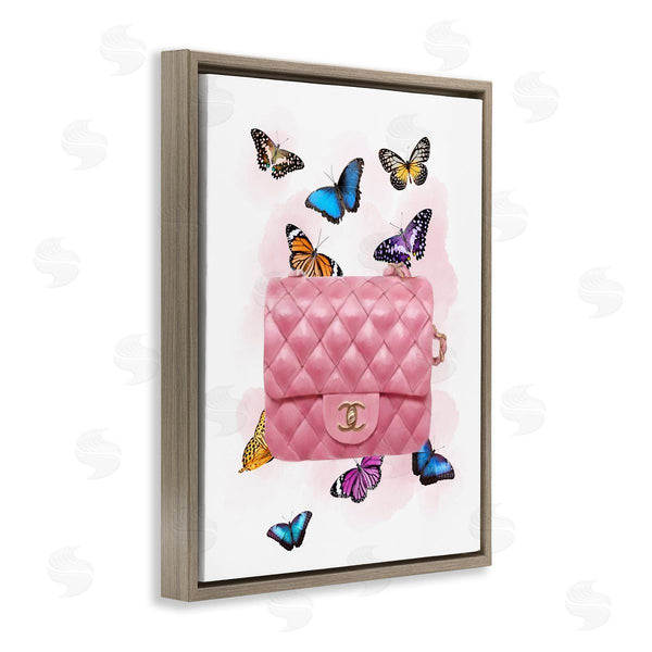 Stupell Industries Ziwei Li | Butterflies And Pink Clutch
