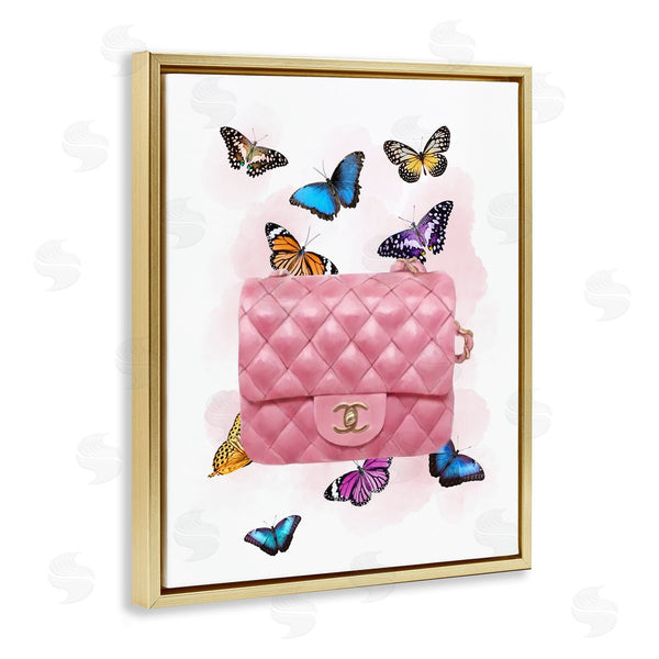 Stupell Industries Ziwei Li | Butterflies And Pink Clutch