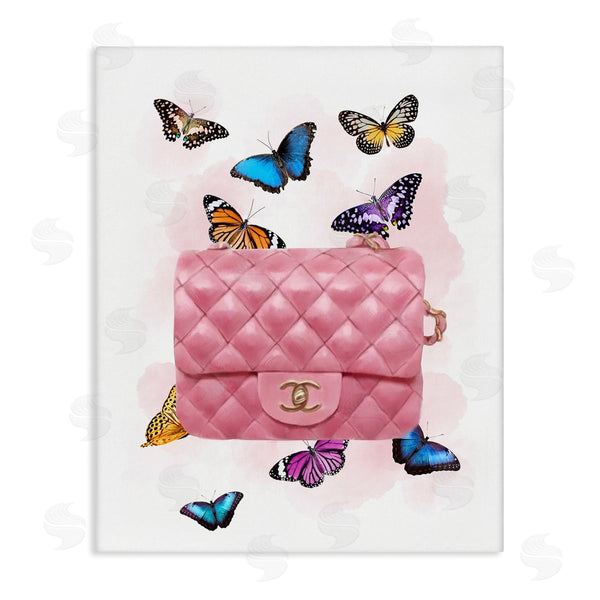 stupell industries Ziwei Li | Butterflies and Pink Clutch