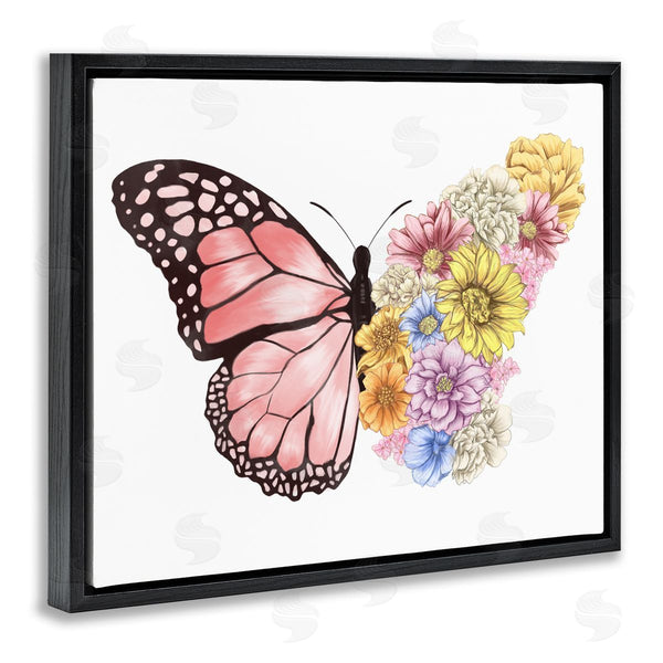 Stupell Industries Ziwei Li | Butterfly Floral Bouquet Wing