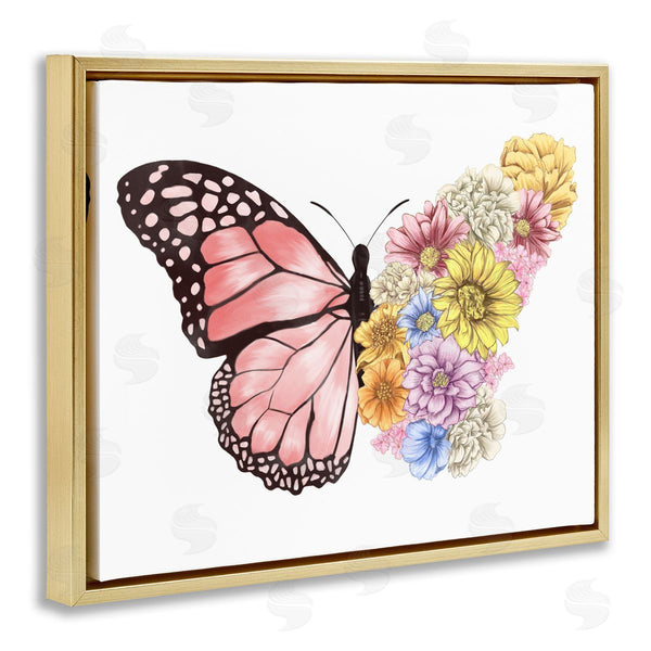 Stupell Industries Ziwei Li | Butterfly Floral Bouquet Wing
