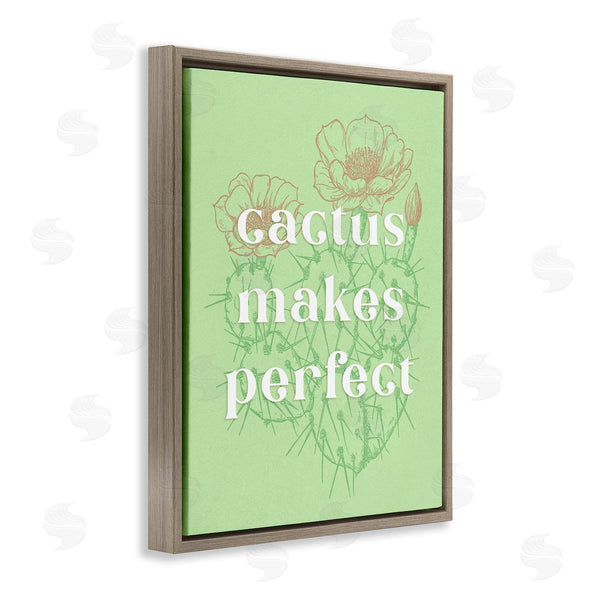 Stupell Industries Ziwei Li | Cactus Makes Perfect Wall Art