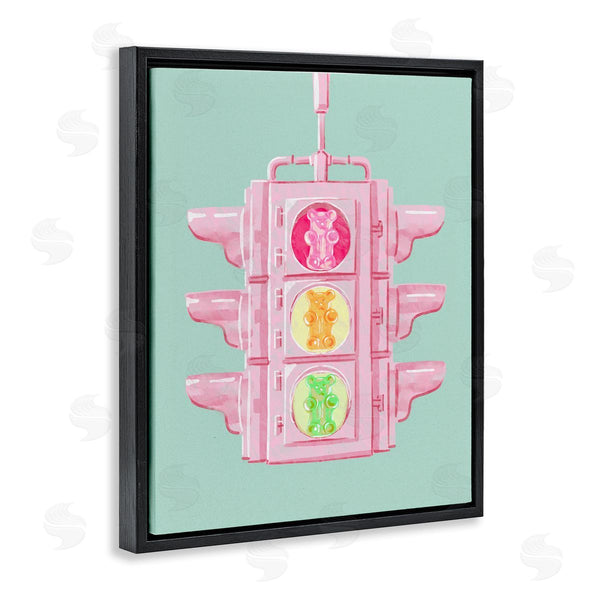 Stupell Industries Ziwei Li | Candy Bears Traffic Light