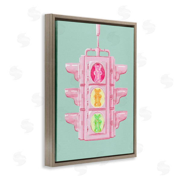Stupell Industries Ziwei Li | Candy Bears Traffic Light