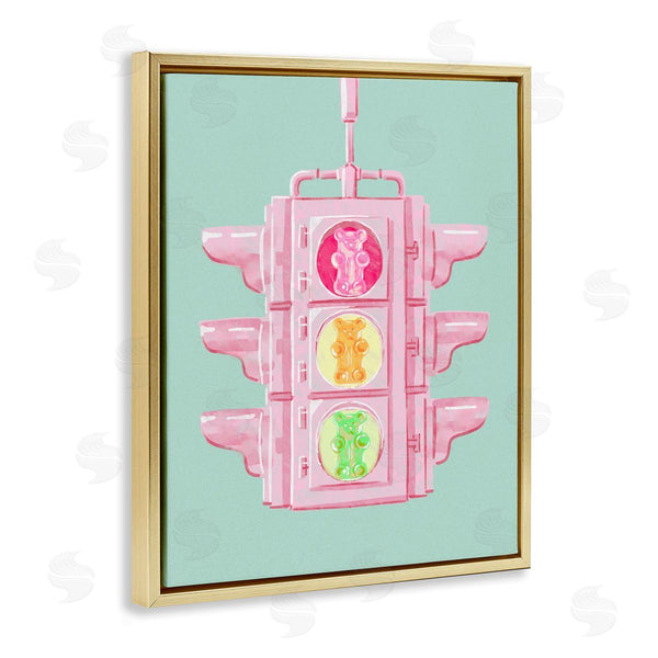 Stupell Industries Ziwei Li | Candy Bears Traffic Light