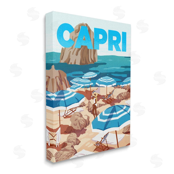 Stupell Industries Ziwei Li | Capri Italian Summer Beach Island