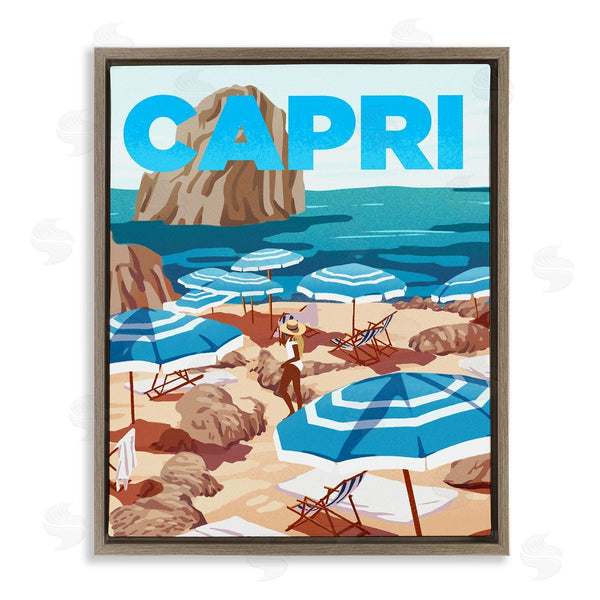 stupell industries Ziwei Li | Capri Italian Summer Beach Island
